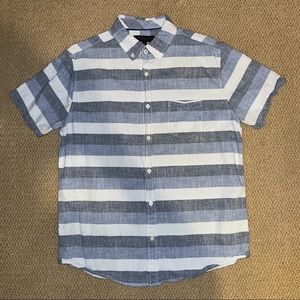 Mens Aeropostale Short Sleeve Button Up